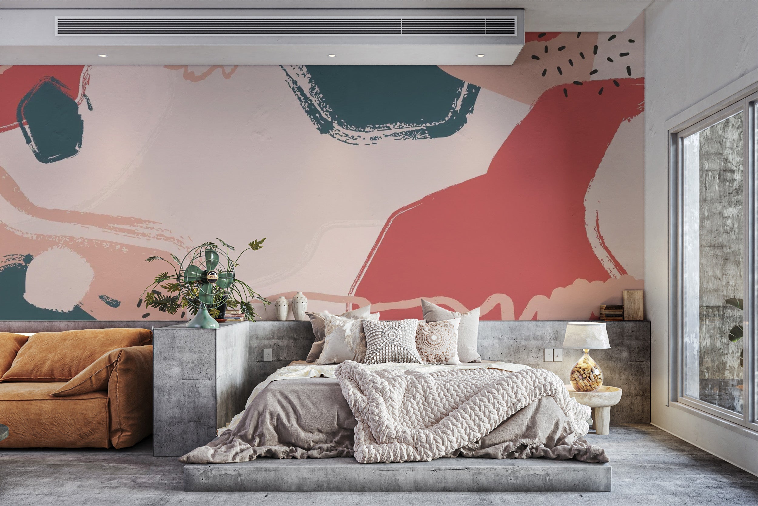 Color Stroke Wallpaper Mural - Giffywalls