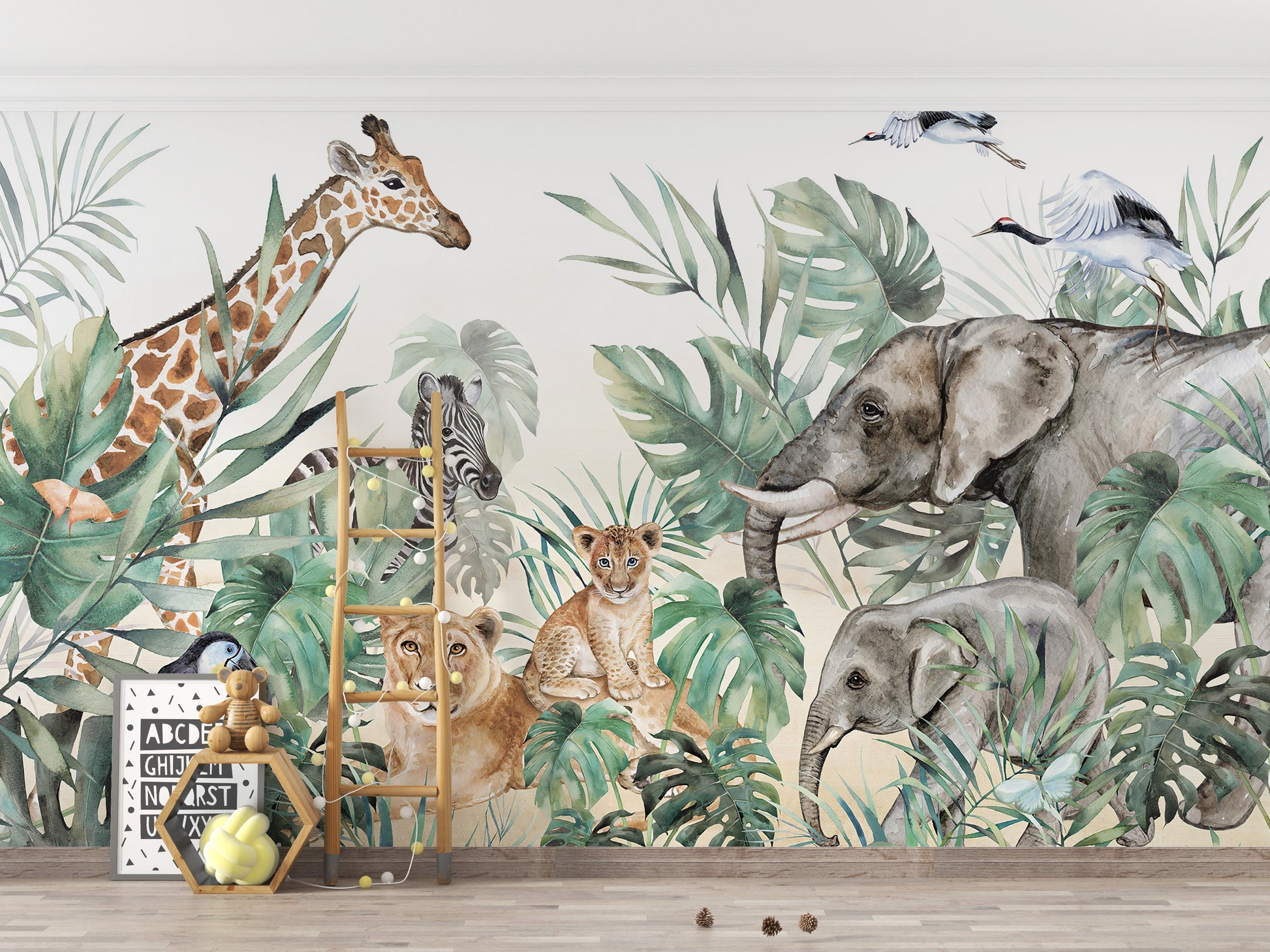 Kids Room Royal Animals Wallpaper Murals - Giffywalls