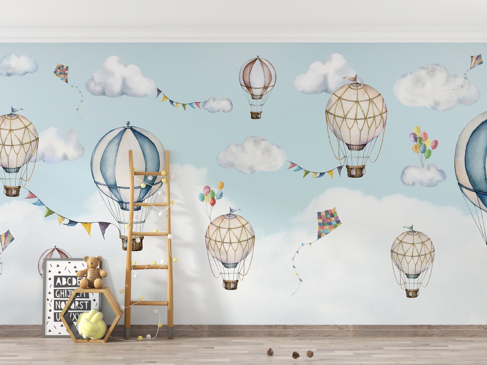 Hot Air Balloon Bonanza Wallpaper Wall Murals - Giffywalls