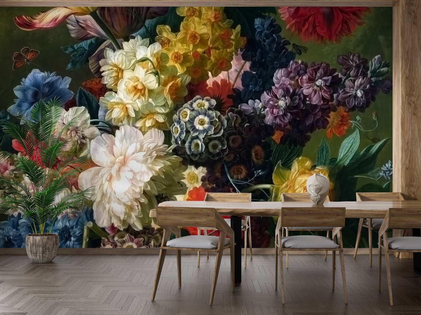 Dark Floral Wallpaper For Walls - Giffywalls