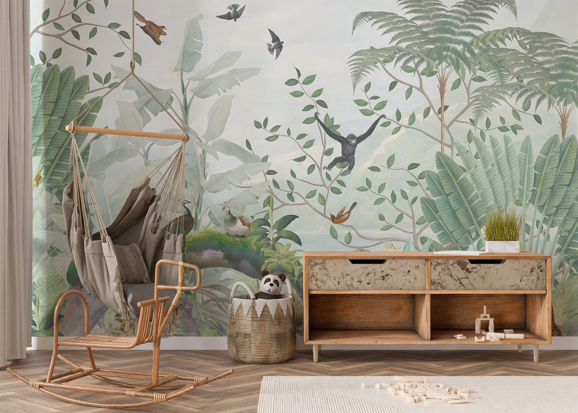 Tropical Paradise Wall Mural - Giffywalls