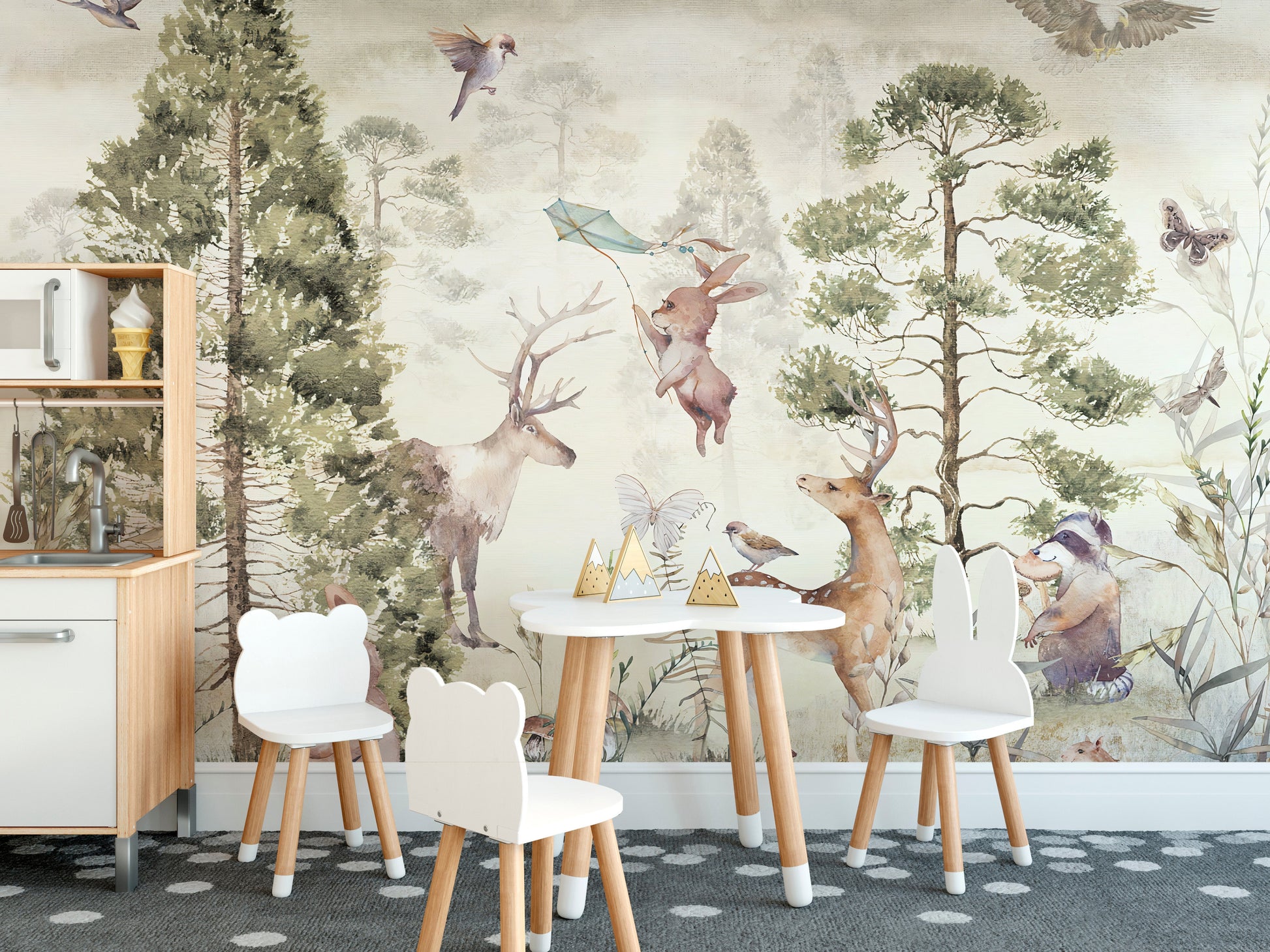 Graceful Deer & Animals Wallpaper Murals - Giffywalls