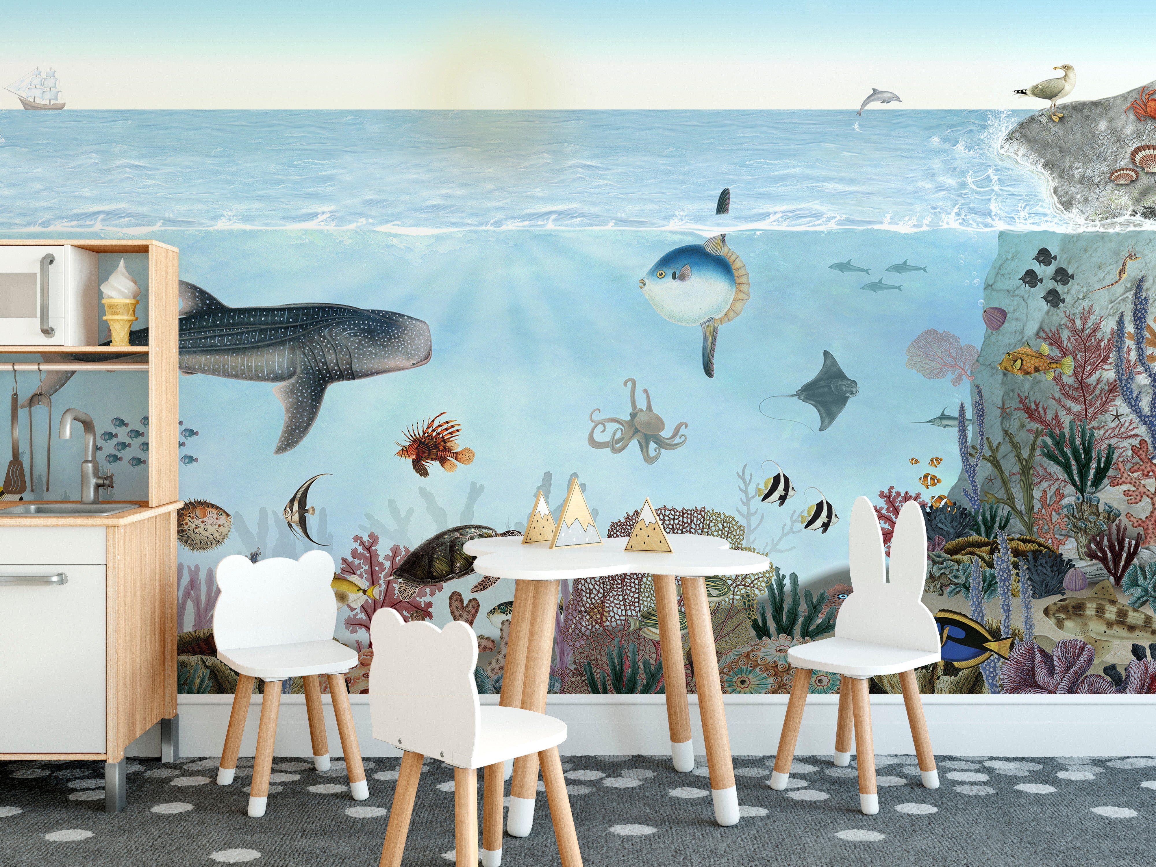 Ocean Lookbook wallpaper wall murals - Giffywalls