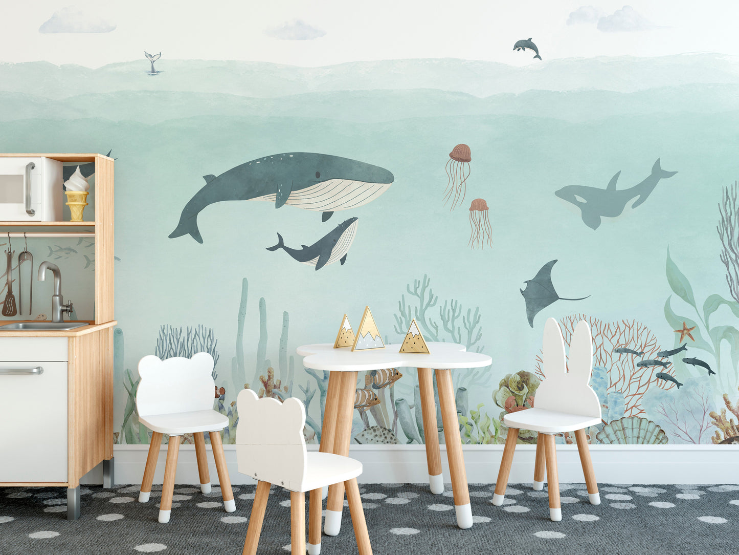 Sensational Sea Wallpaper Mural - Giffywalls