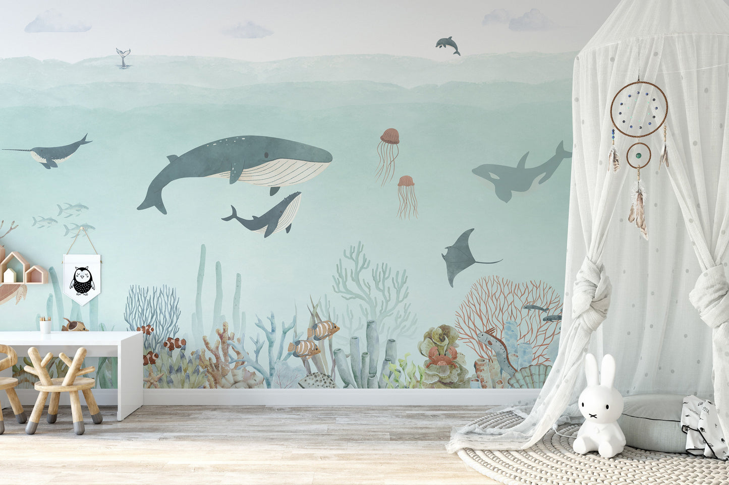 Sensational Sea Wallpaper Mural - Giffywalls