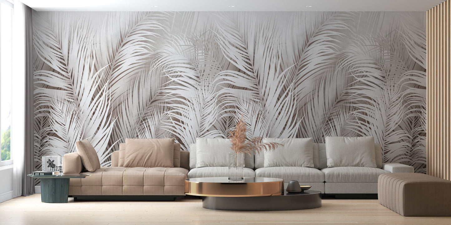 Seraphic Feather Array Wall Mural - Giffywalls