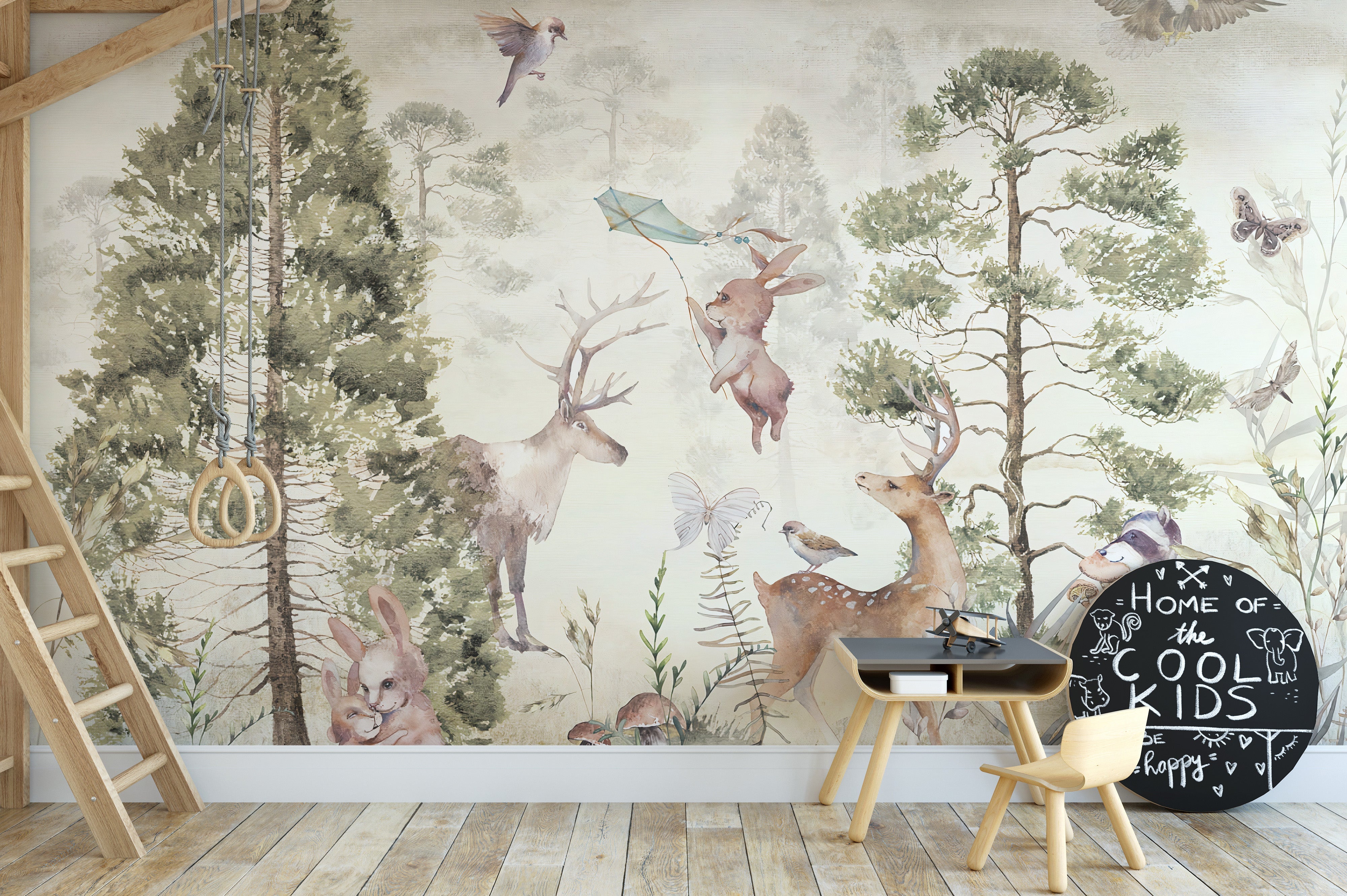 Graceful Deer & Animals Wallpaper Murals - Giffywalls