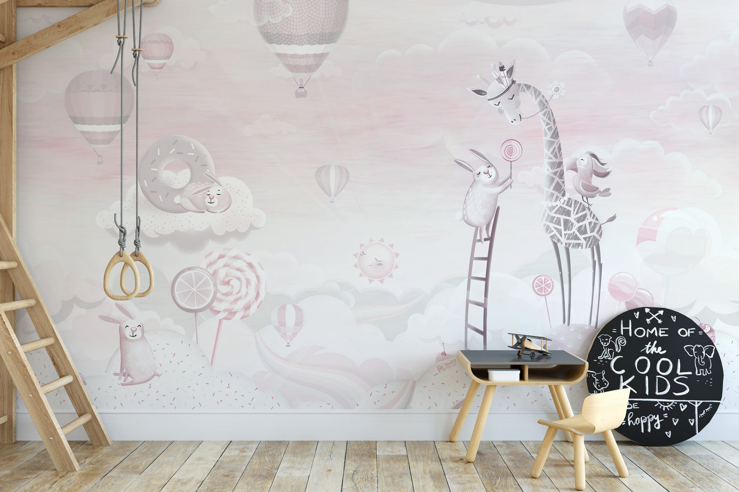 Pink Color Candy World Wallpaper Murals - Giffywalls