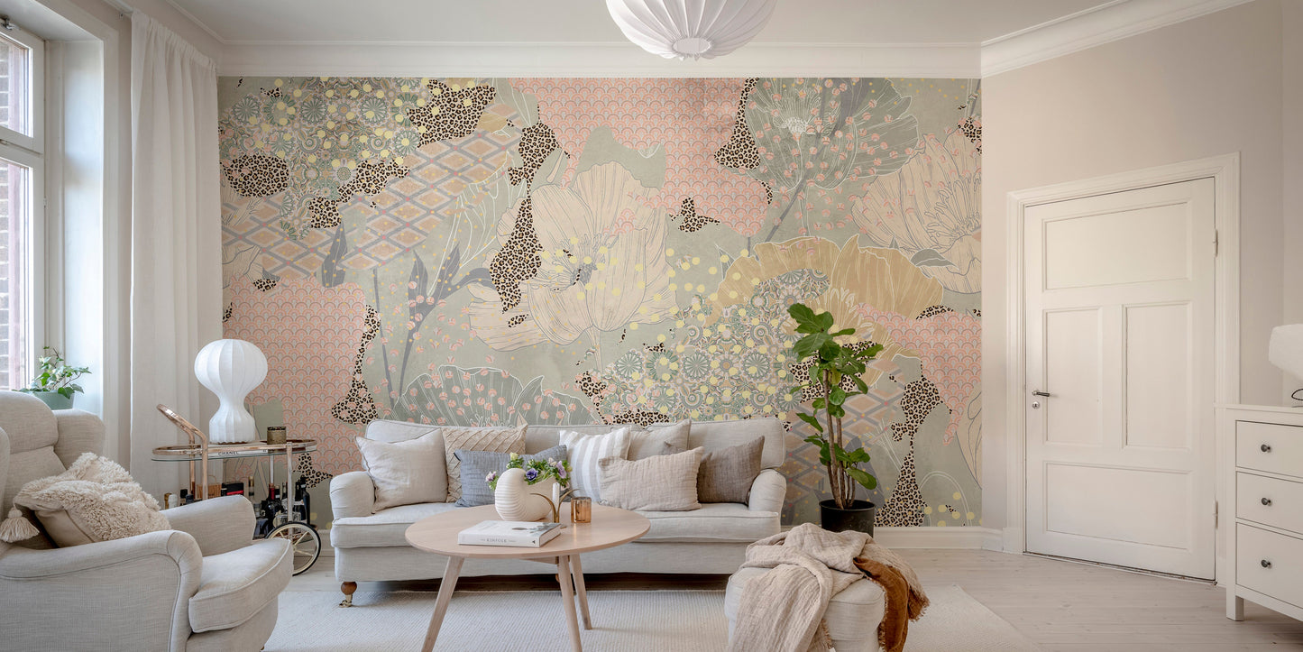 Boho Artistic Wallpaper Murals - Giffywalls