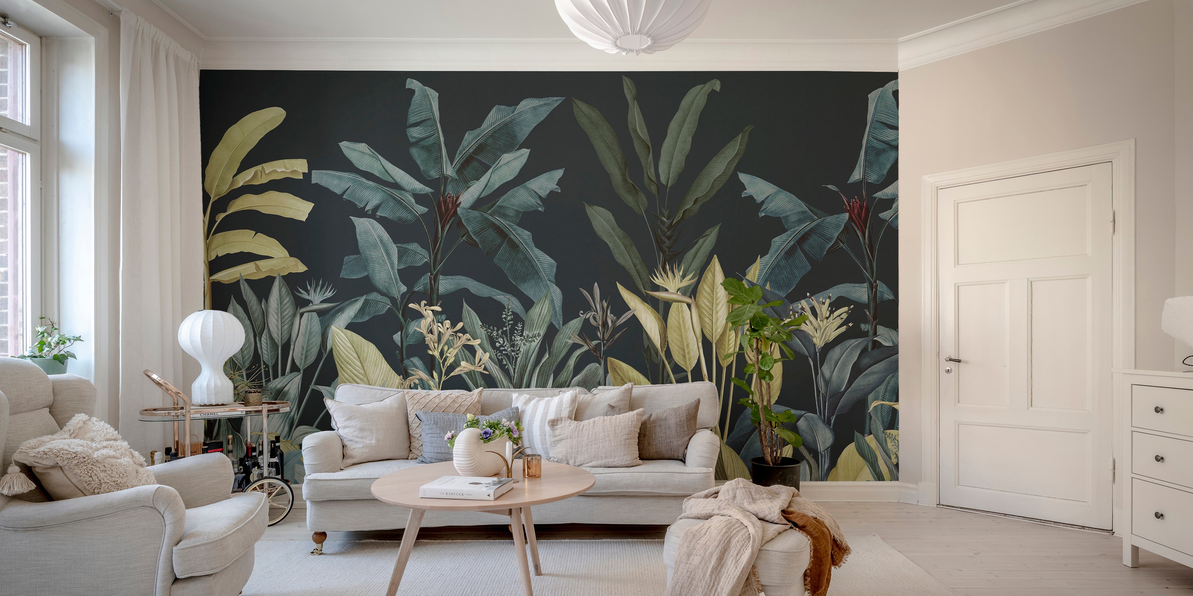 Vintage Tropical Tree Wallpaper Mural
