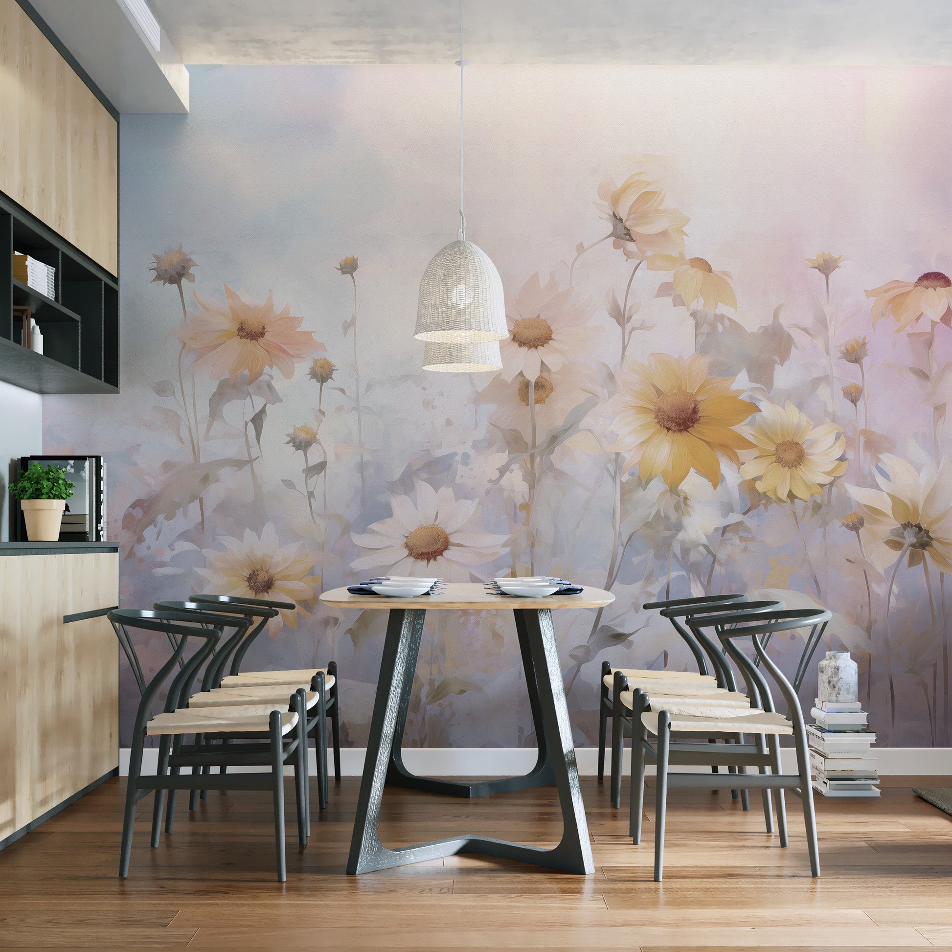 Colorful Marigold Flower Wallpaper Murals - Giffywalls