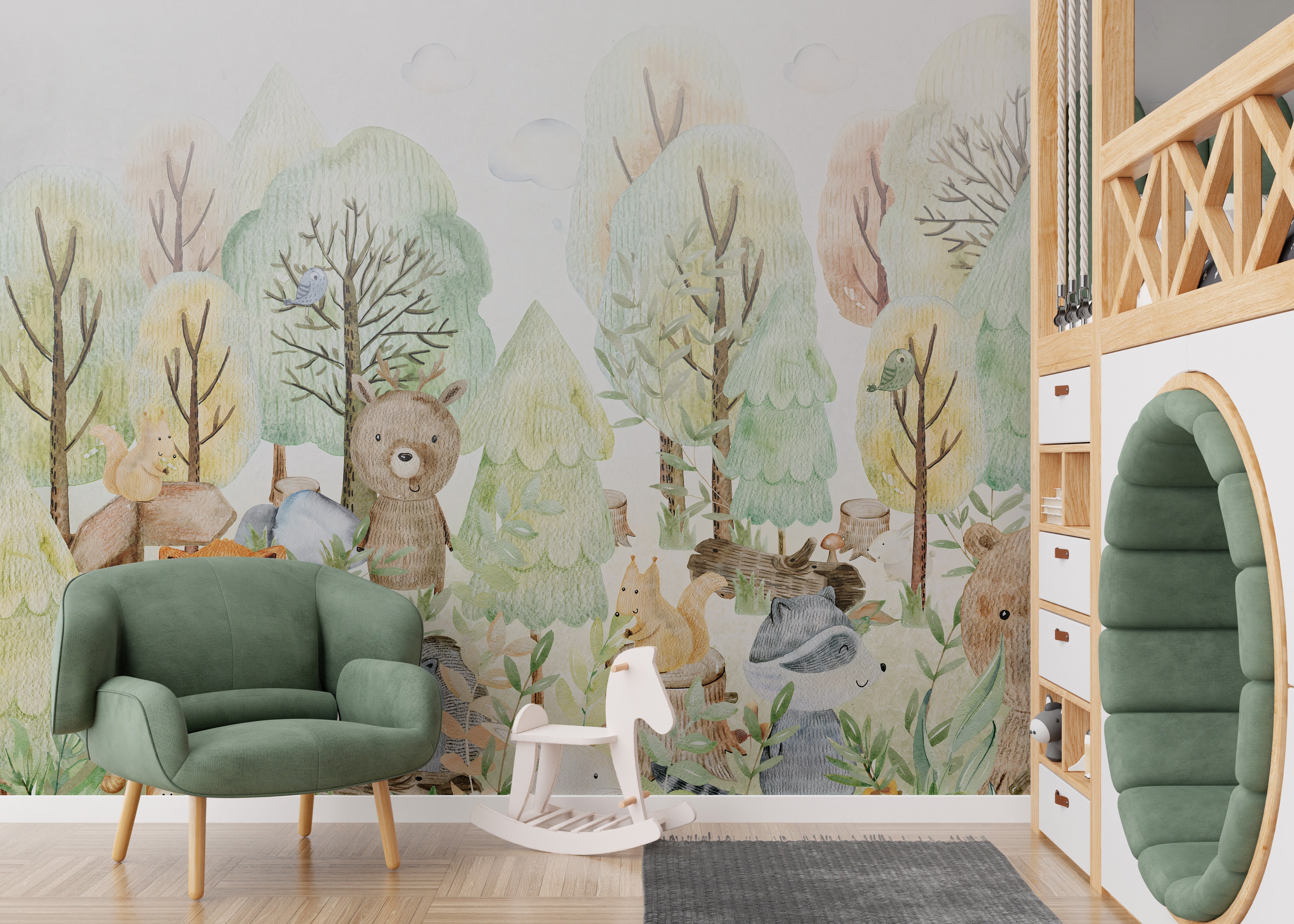 Doodles Bears Animals Wallpaper Murals - Giffywalls