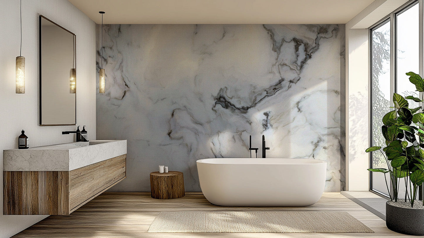 Marble Peel and Stick Wallpaper - Giffywalls