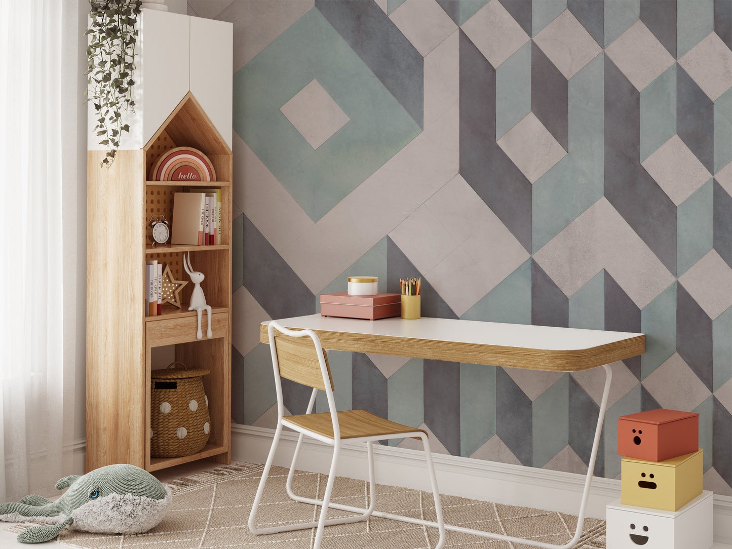 Linear Pattern Wallpaper Murals - Giffywalls