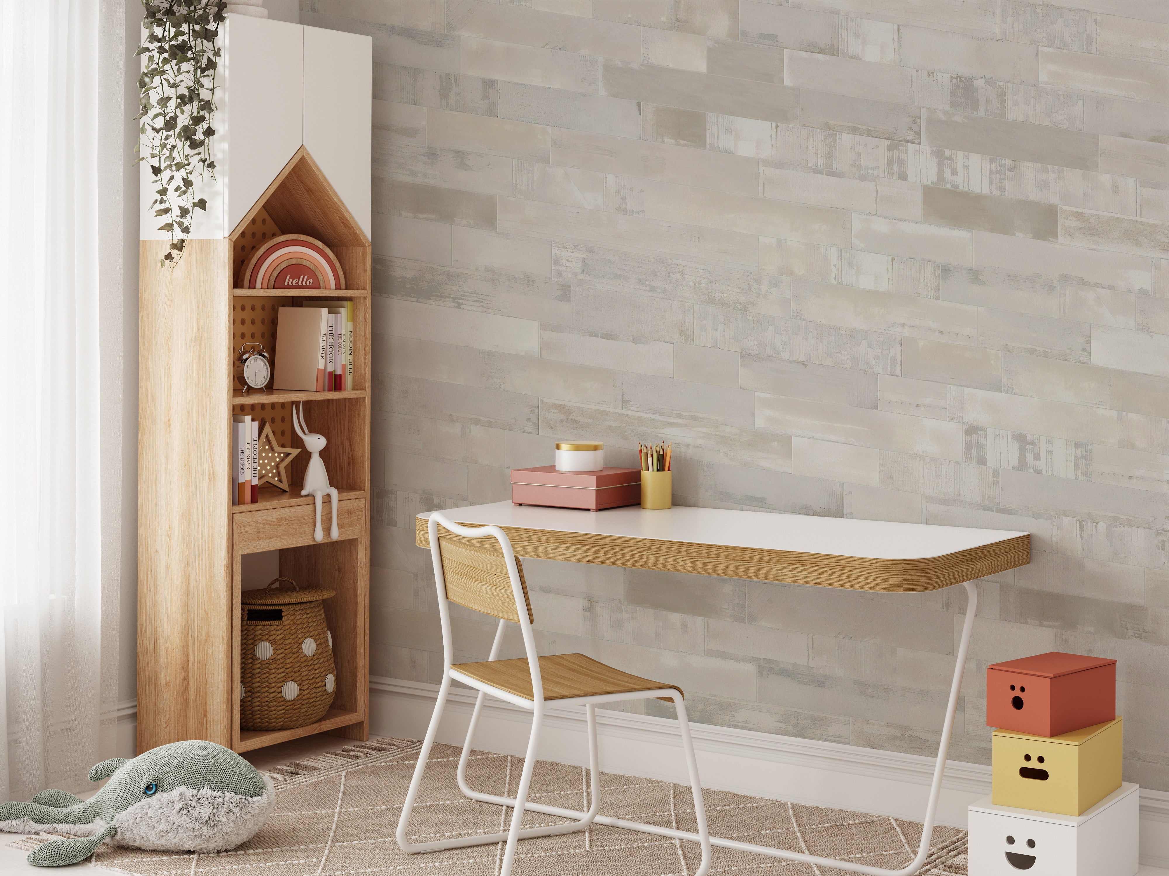 Beige Brick Textured Wallpaper Mural - Giffywalls