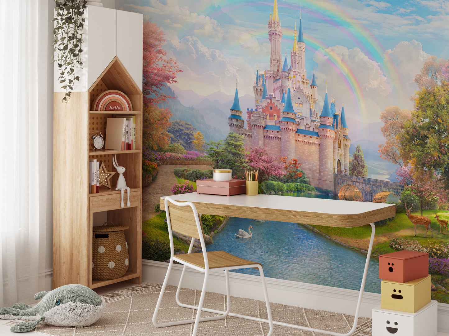 Enchanting Princess Castle Wallpaper - Fairy Tale Inspired - Giffywalls