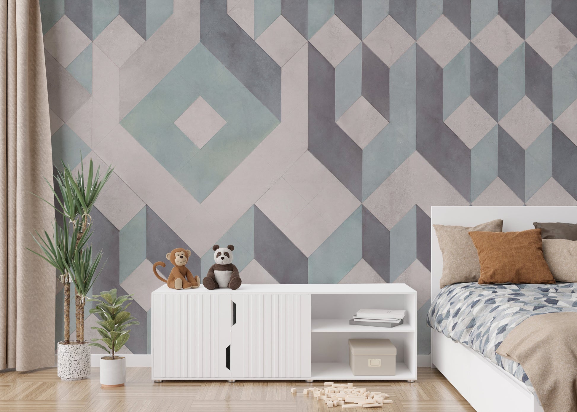 Linear Pattern Wallpaper Murals - Giffywalls