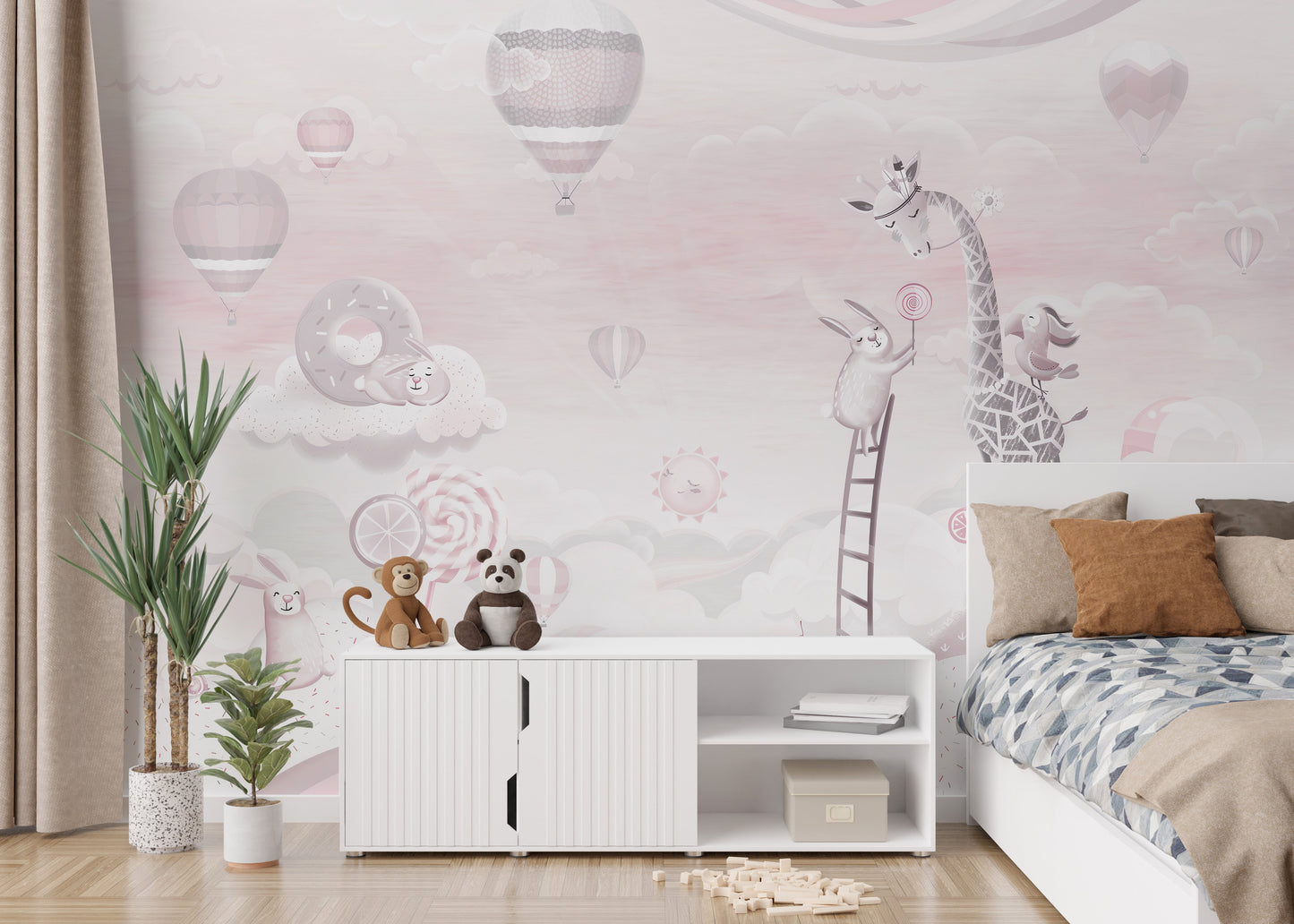 Pink Color Candy World Wallpaper Murals - Giffywalls