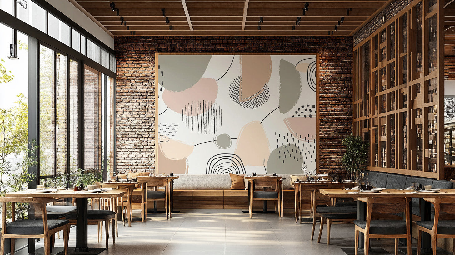 Pastel Light Color Grey Abstract Wallpaper Murals - Giffywalls