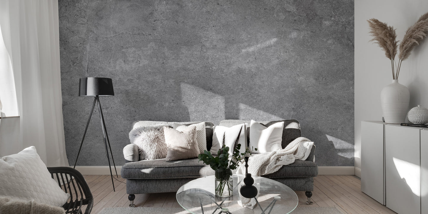 Gray Cement Tile Wall Mural - Giffywalls