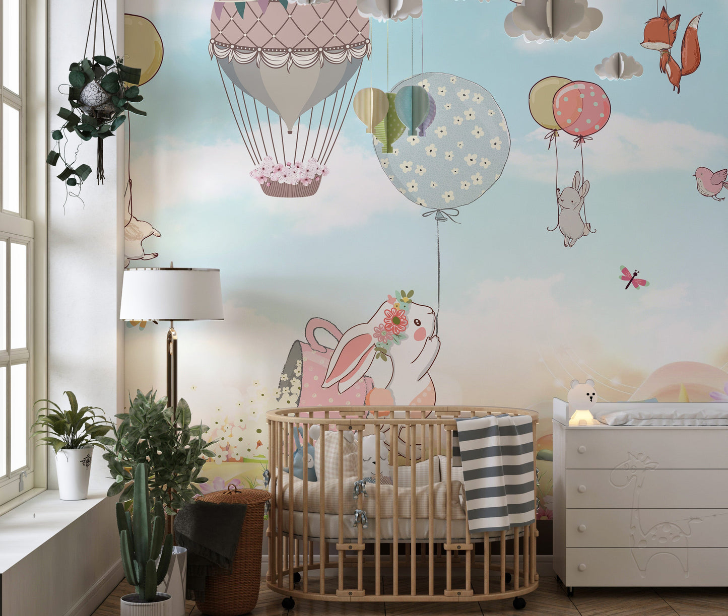 Animated Cartoon Kids Room Wallpaper Mural - Giffywalls