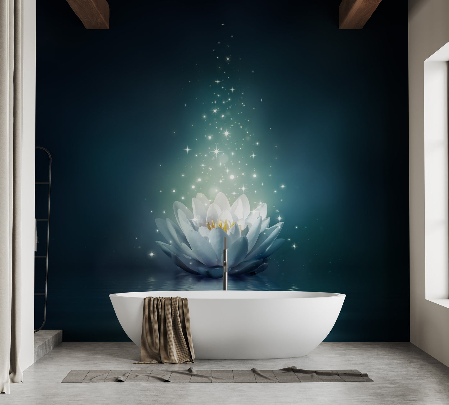 White Lily Wallpaper Mural