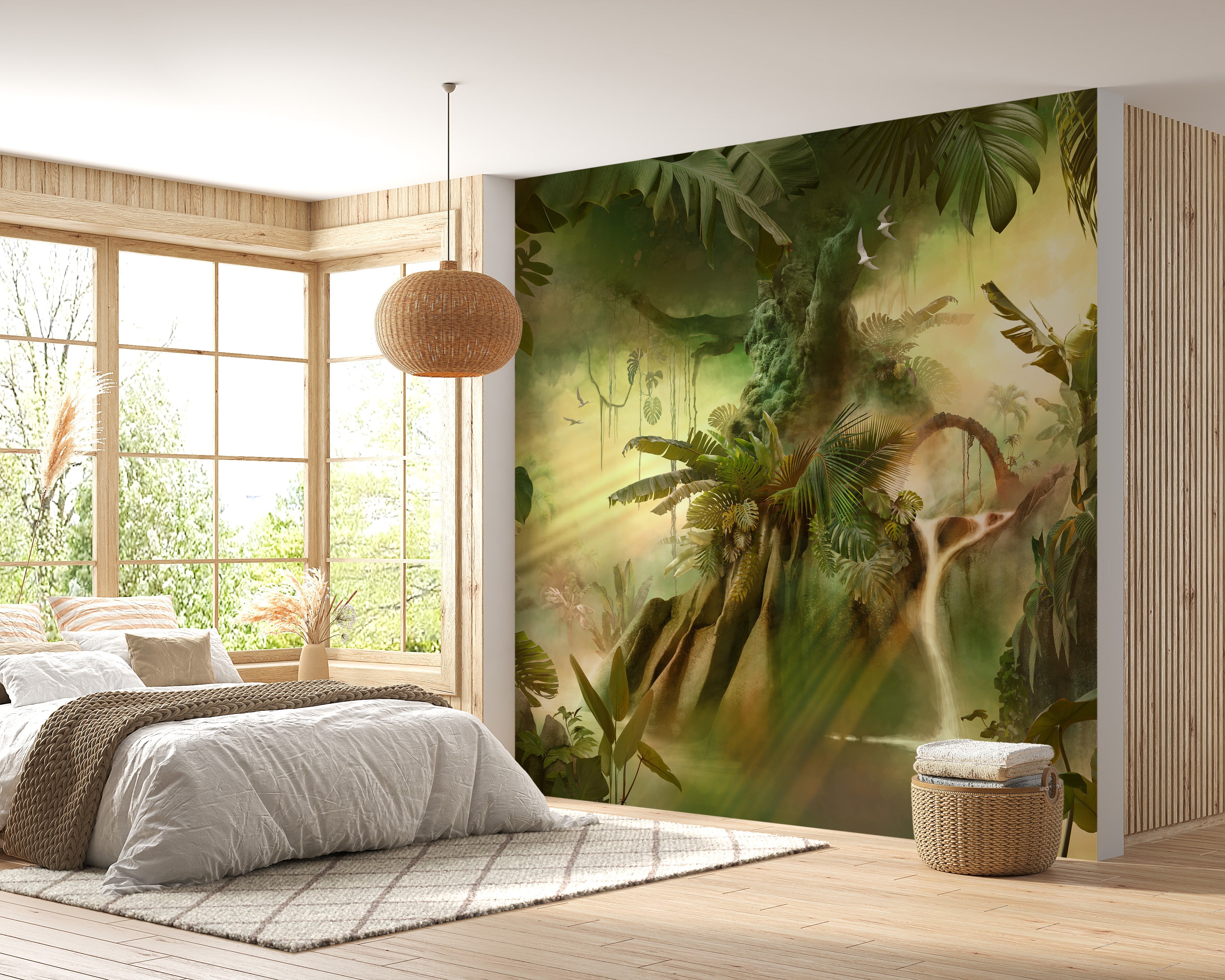 Dreamy Forest Wallpaper Mural - Giffywalls