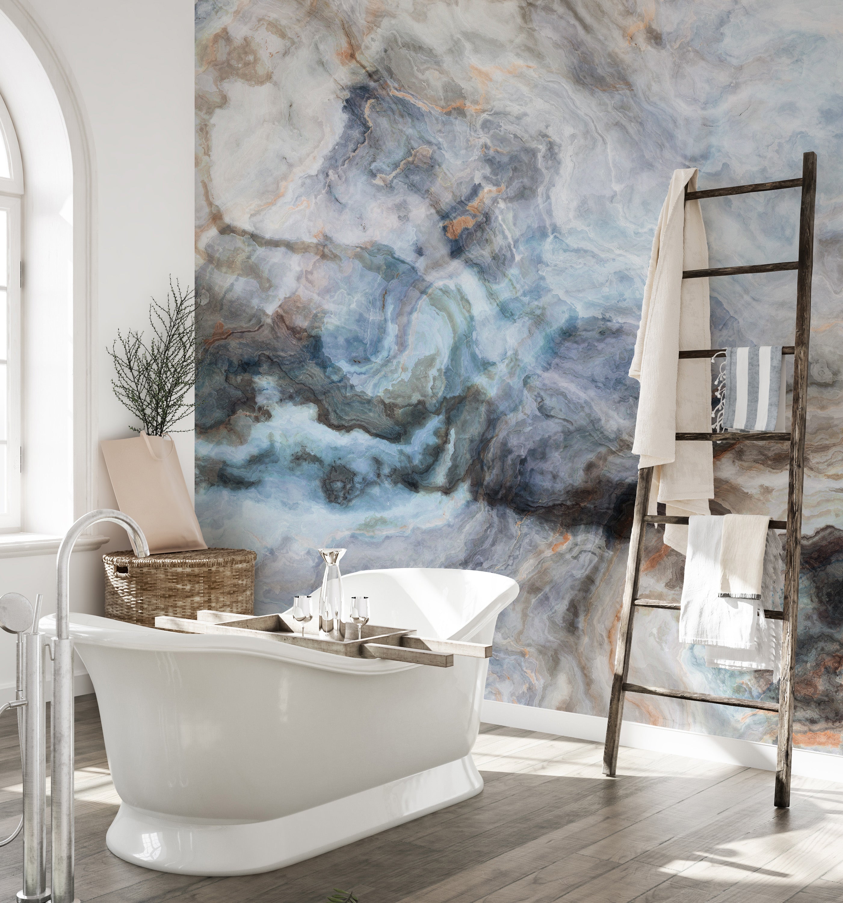 Onyx Tile Marble texture wallpaper mural - Giffywalls