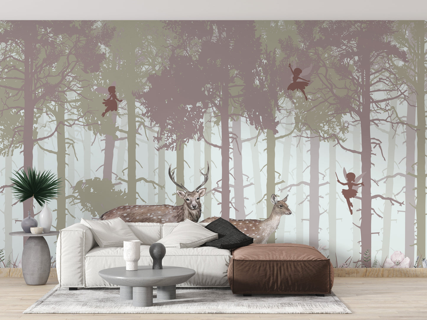 Surreal Fairies Wood Wallpaper Murals - Giffywalls