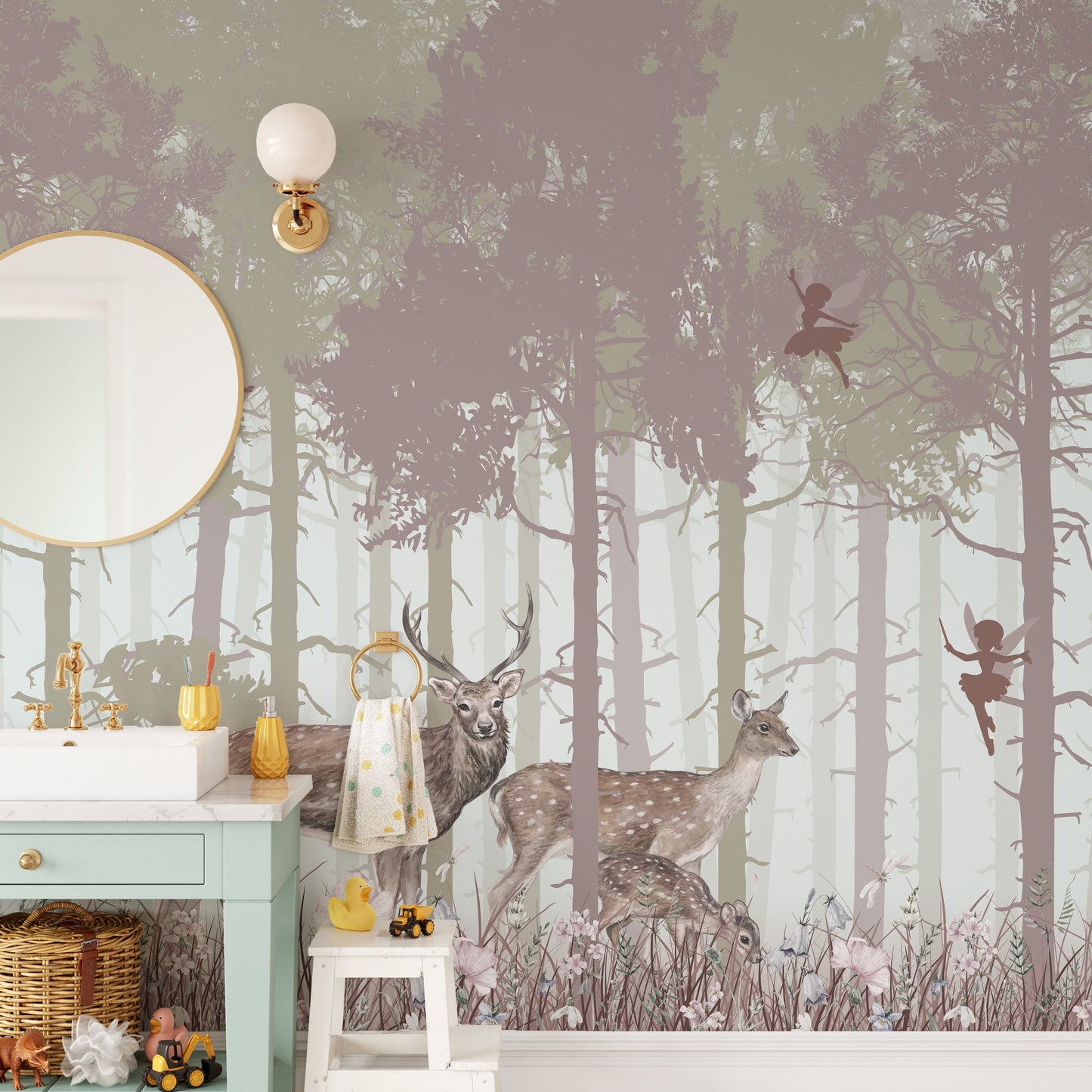 Surreal Fairies Wood Wallpaper Murals - Giffywalls