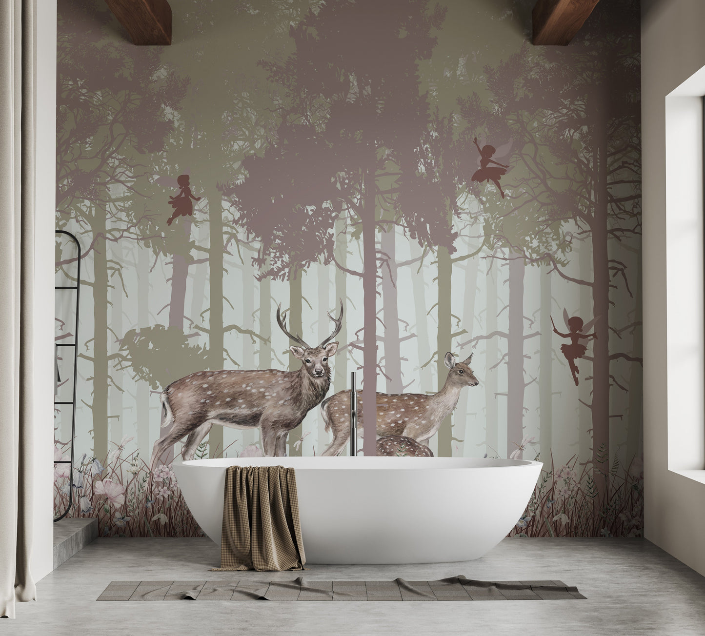 Surreal Fairies Wood Wallpaper Murals - Giffywalls