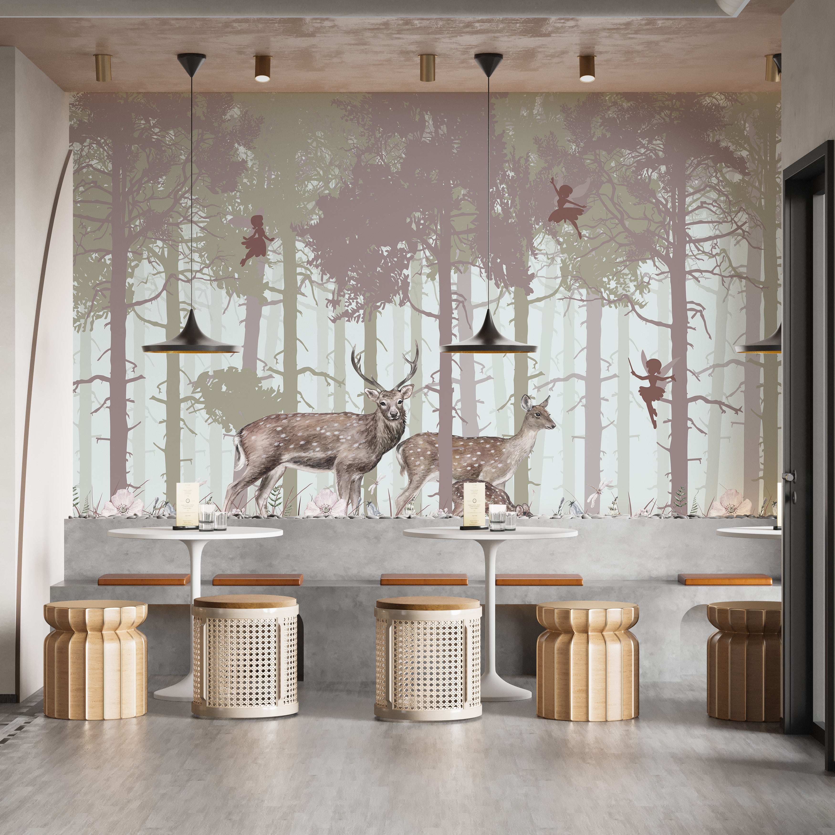 Surreal Fairies Wood Wallpaper Murals - Giffywalls