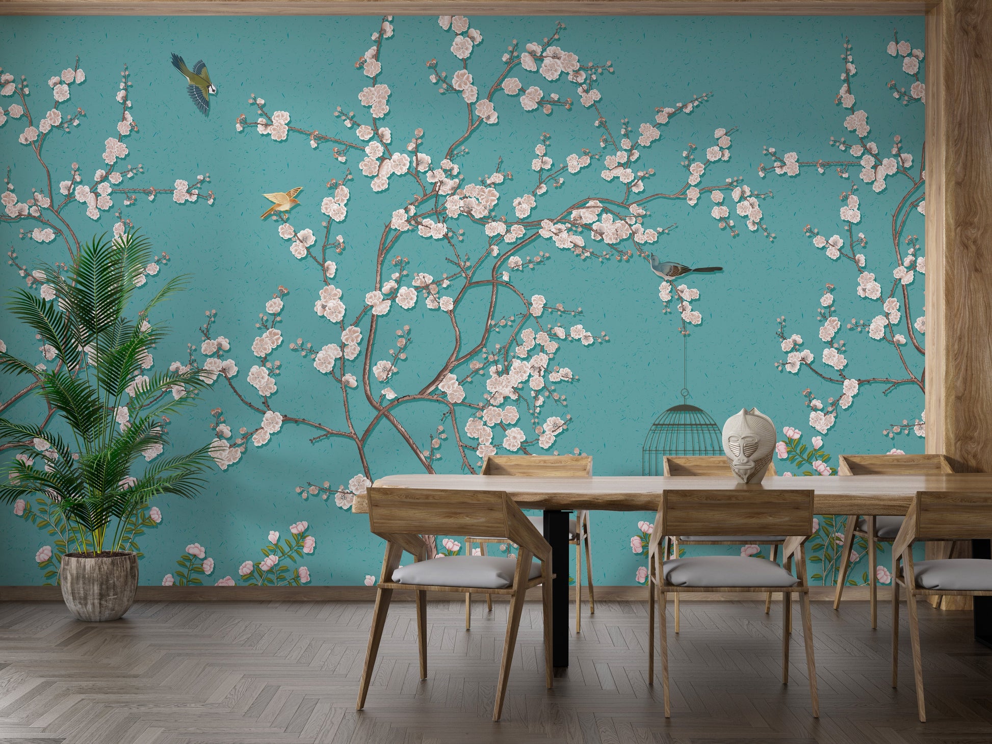 Merry Plum Blossoms Wallpaper Murals - Giffywalls