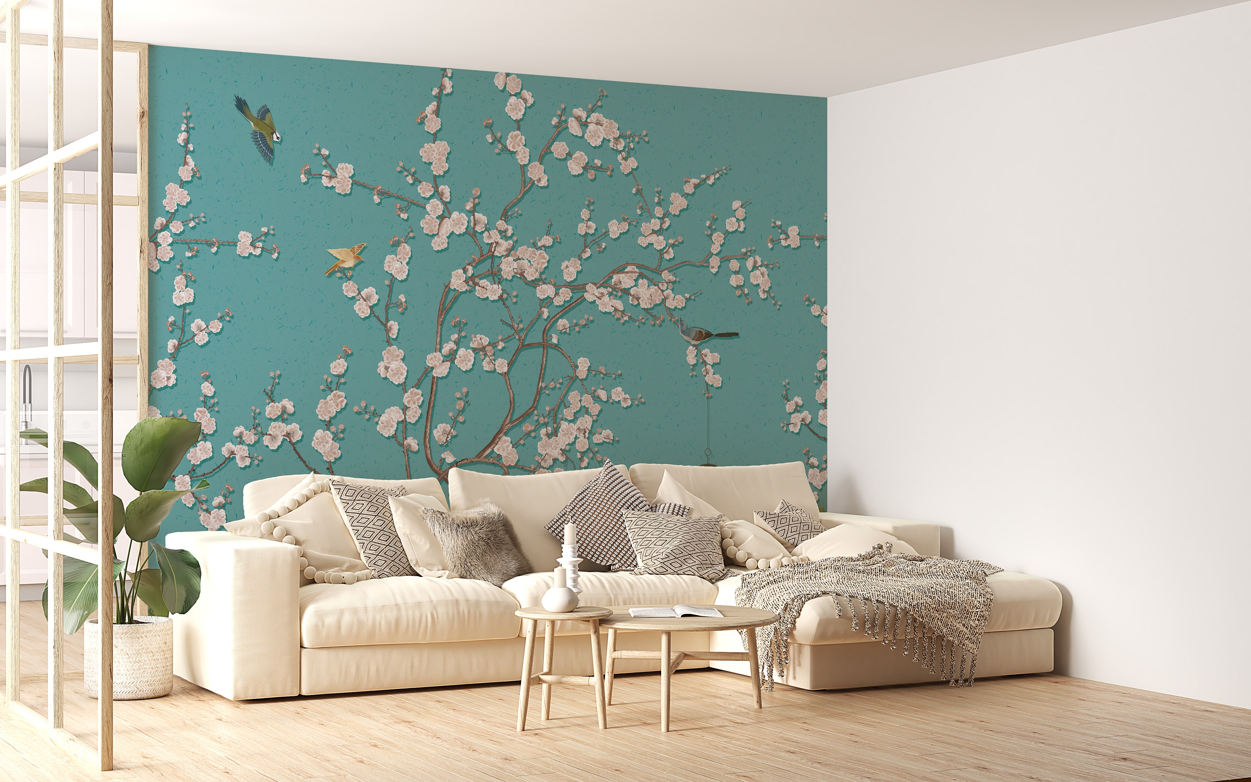 Merry Plum Blossoms Wallpaper Murals - Giffywalls