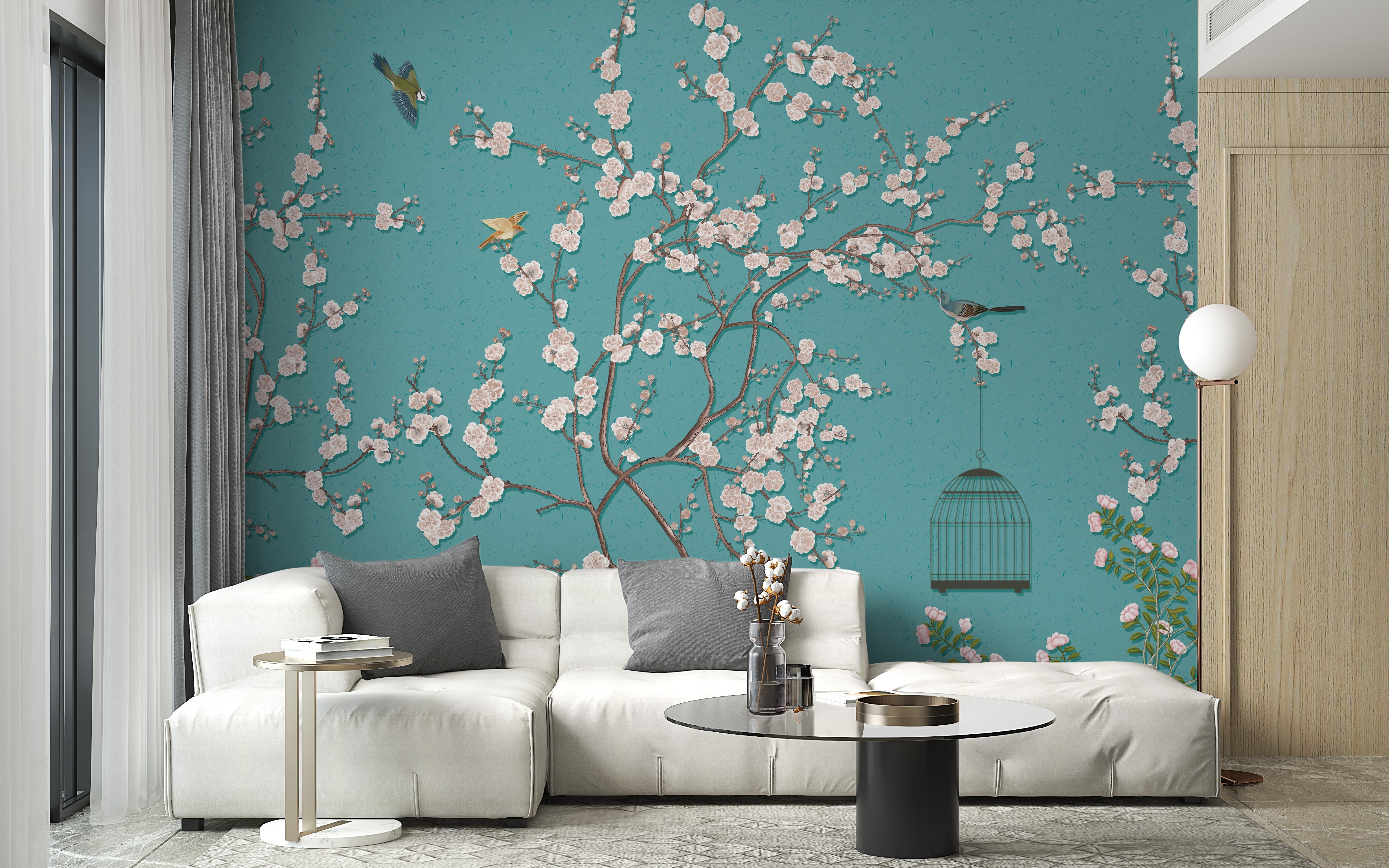 Merry Plum Blossoms Wallpaper Murals - Giffywalls