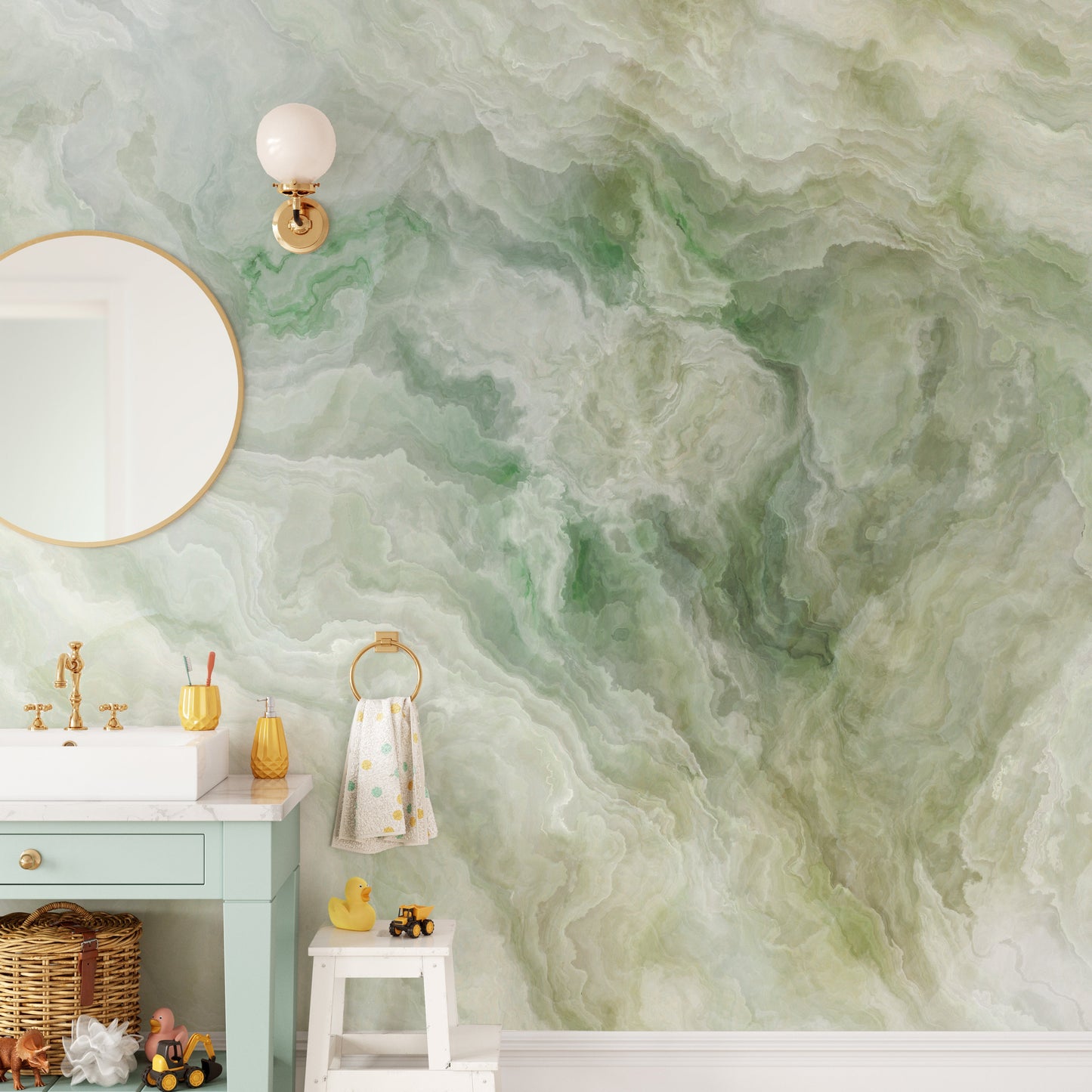 Green Marble Wallpaper - Giffywalls