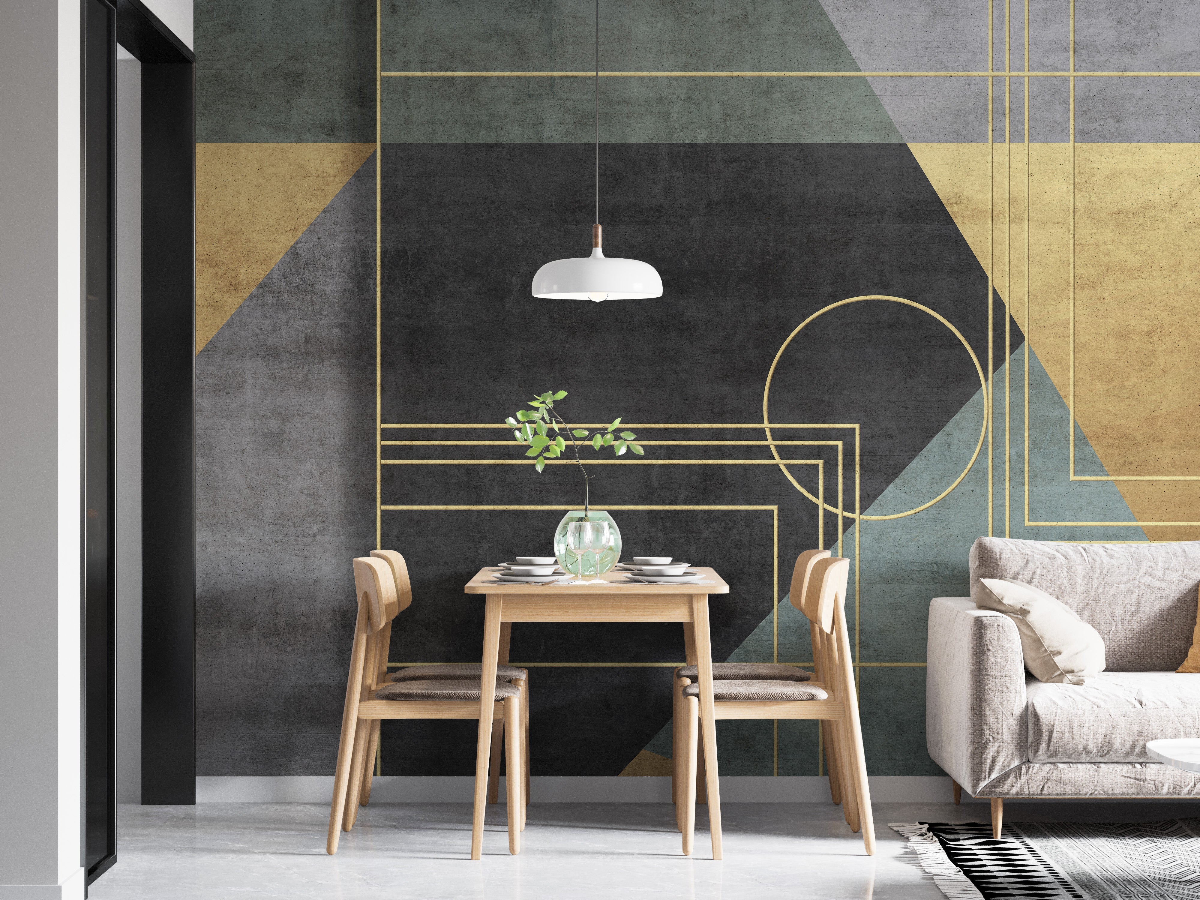 Geometric office wallpaper - Giffywalls