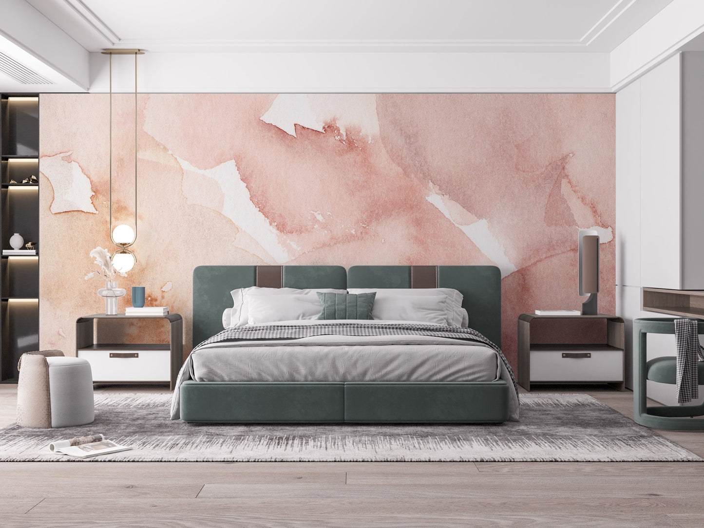 Soft Pink Delicate Artistic Wallpaper - Giffywalls