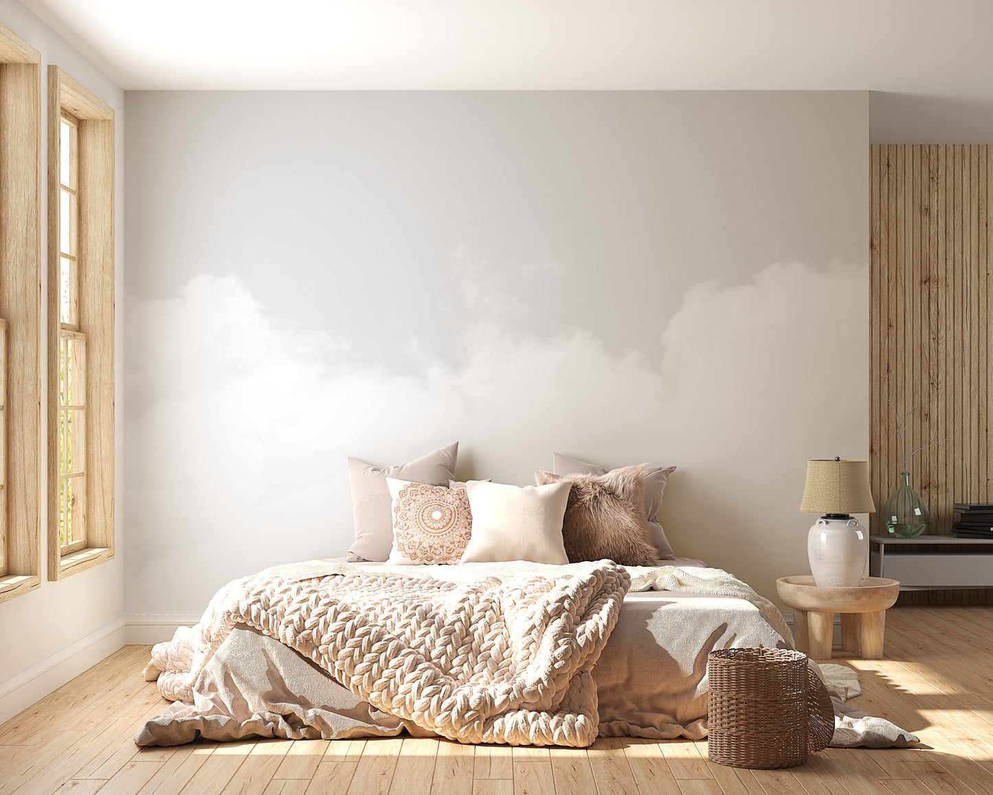 White Cloud Wallpaper Murals - Giffywalls