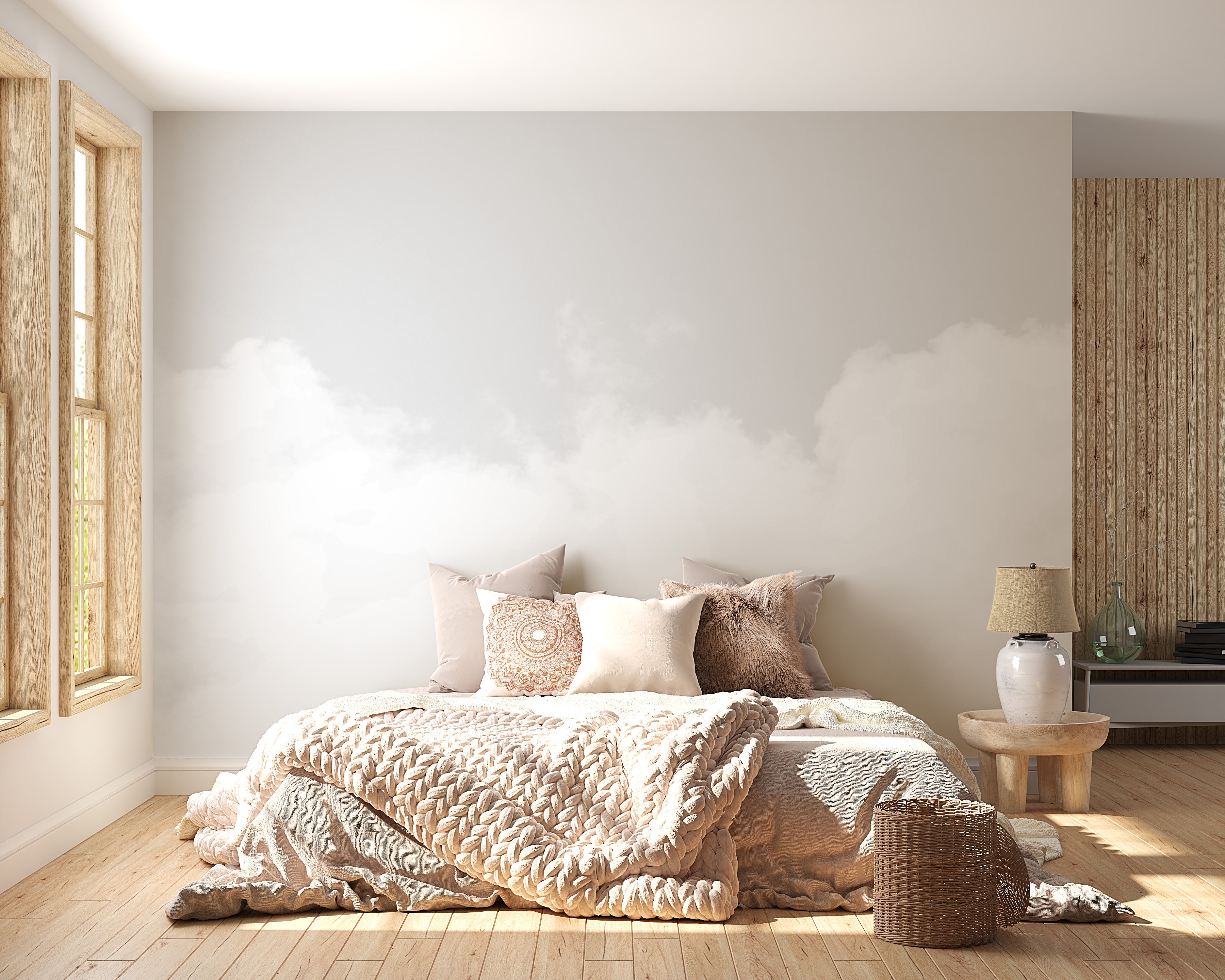 White Cloud Wallpaper Murals - Giffywalls