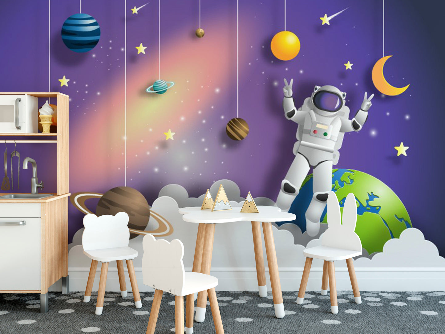 Astronaut in Space on Mission Wallpaper - Giffywalls