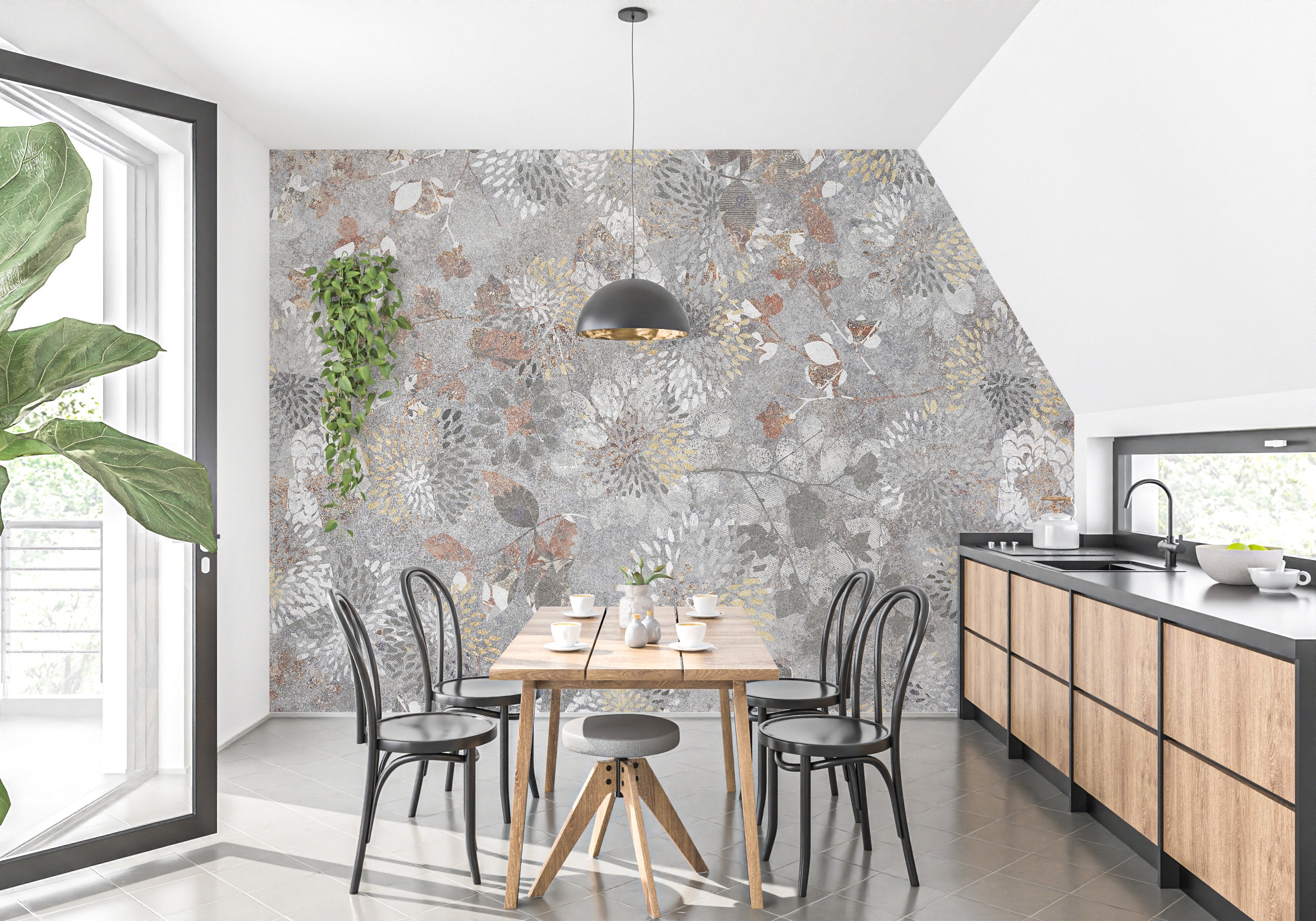 Beautiful Flower Wallpaper Mural - Giffywalls