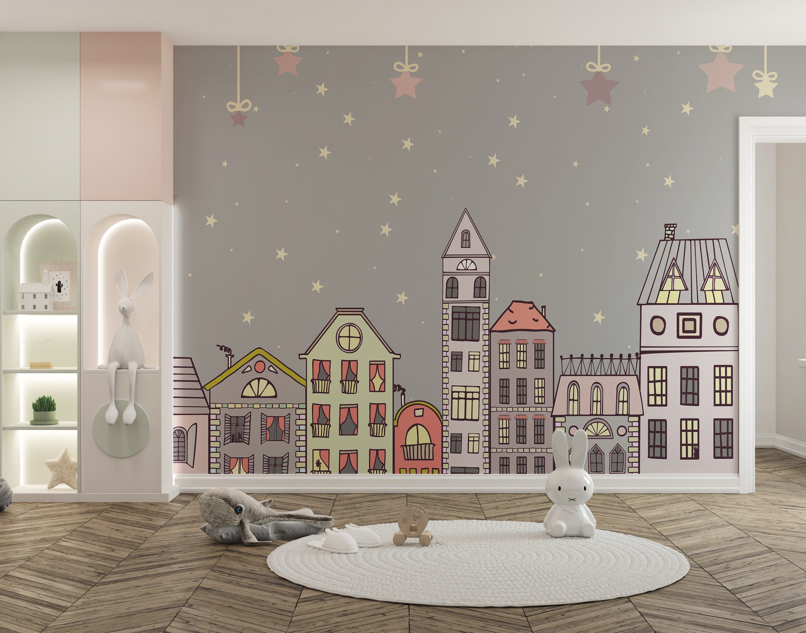 Cute Houses Wallpaper Murals - Giffywalls