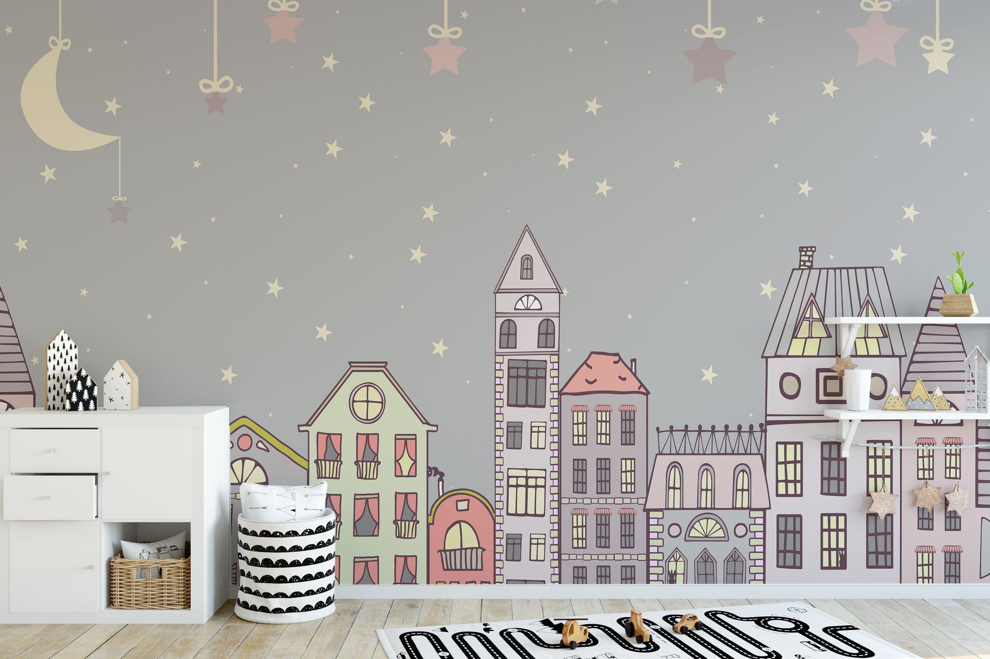 Cute Houses Wallpaper Murals - Giffywalls