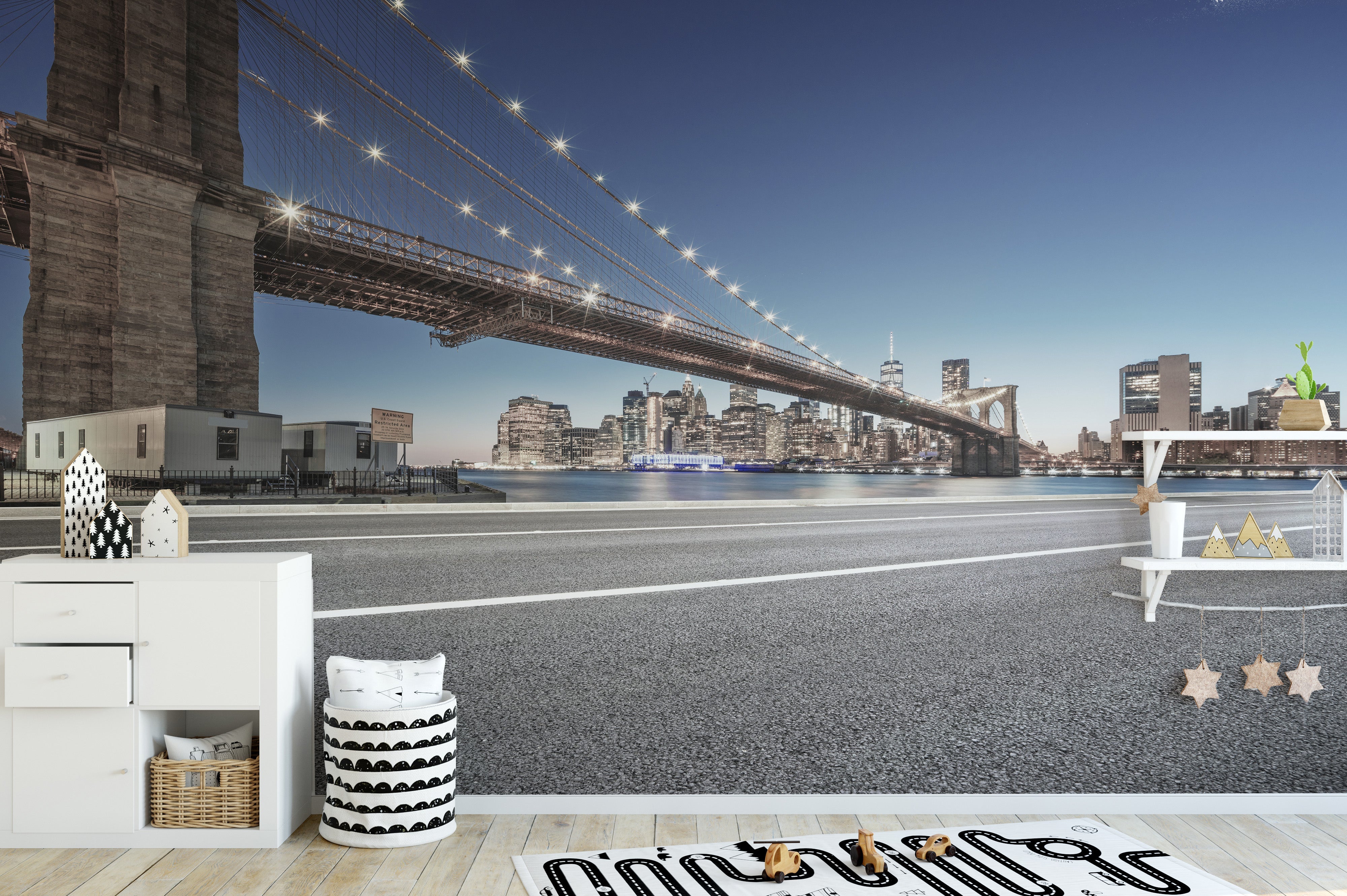 Manhattan Cityscape Wallpaper Mural - Giffywalls