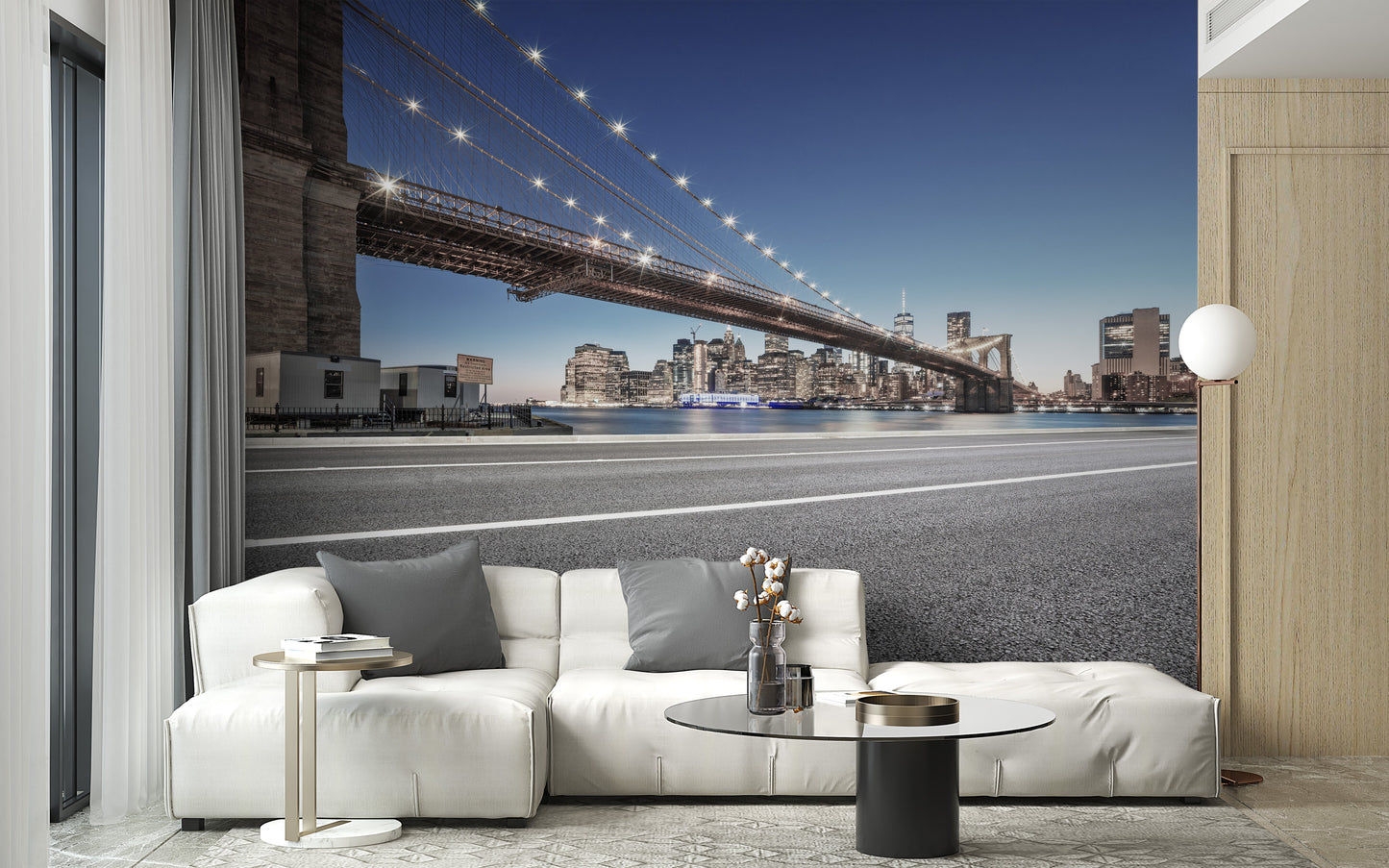 Manhattan Cityscape Wallpaper Mural - Giffywalls