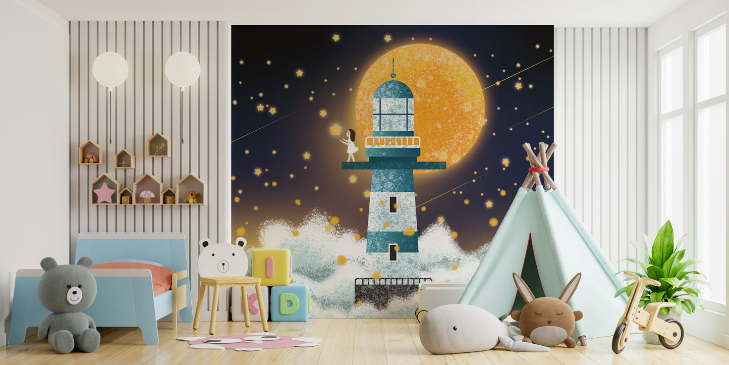 Moonlight Art Wallpaper Murals - Giffywalls