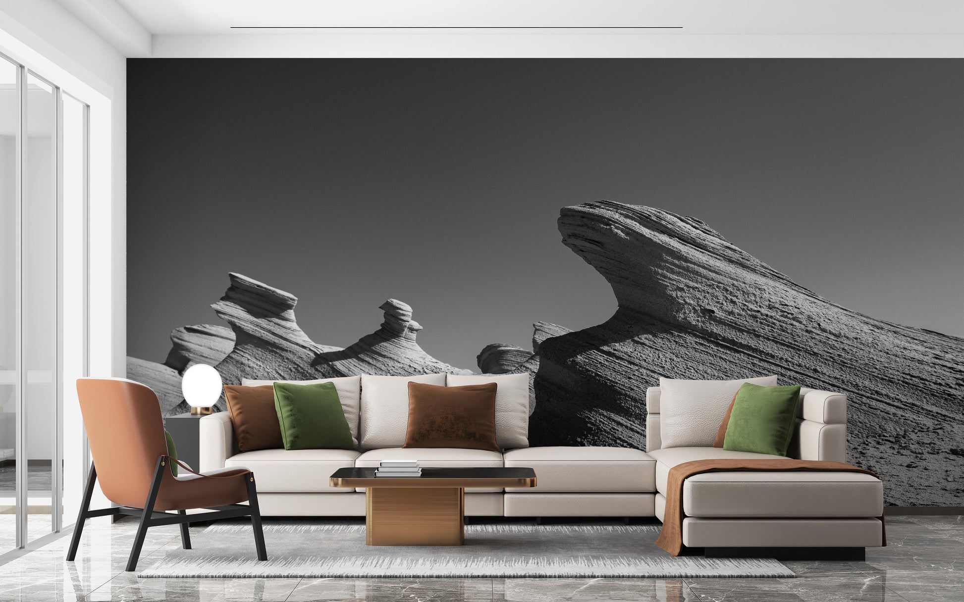 UAE Desert Rock Wallpaper murals - Giffywalls