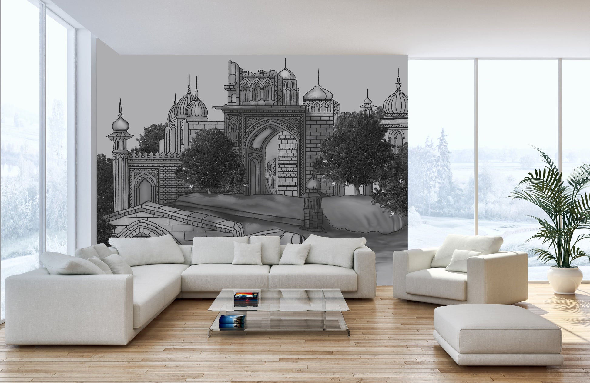 Mughal Mansion Wallpaper Murals - Giffywalls