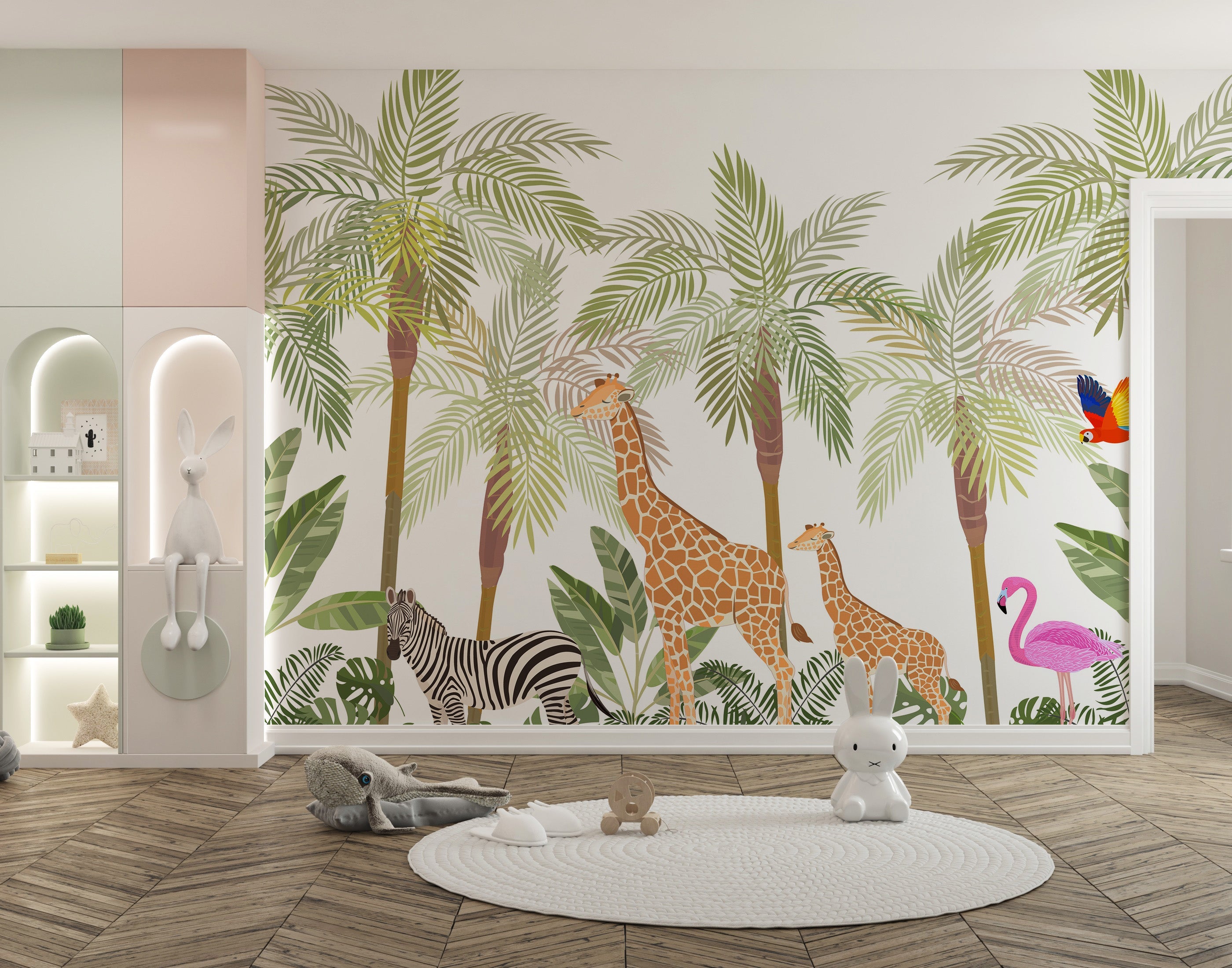 Safari Wild Animals Wallpaper Murals - Giffywalls